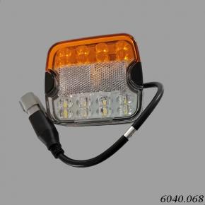 KoneCrane 6040.068 Yellow Front Turn Signal Light 24V